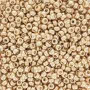 Rocaille Miyuki Duracoat 11/0 5101 - Galvanized Pale Gold x100g
