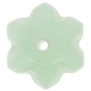 Perle rondelle citrouille 12 mm en pierre gemme - Aventurine x1