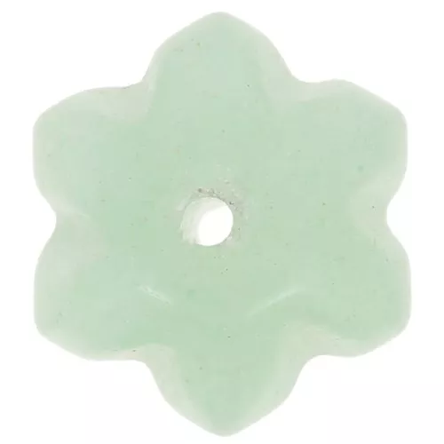 Perle rondelle citrouille 12 mm en pierre gemme - Aventurine x1