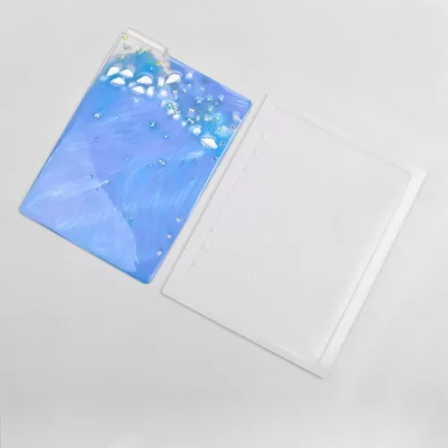 Moule silicone pour réaliser une couverture pour cahier de notes 21x15.5 cm x1