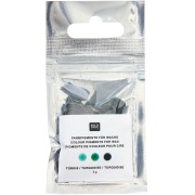 Pigments de couleur pour cire à bougie - Rico design - Turquoise x5g