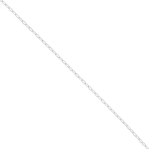 Chaîne maille Forçat ovale limée 1.9 mm - Argent 925 x50cm