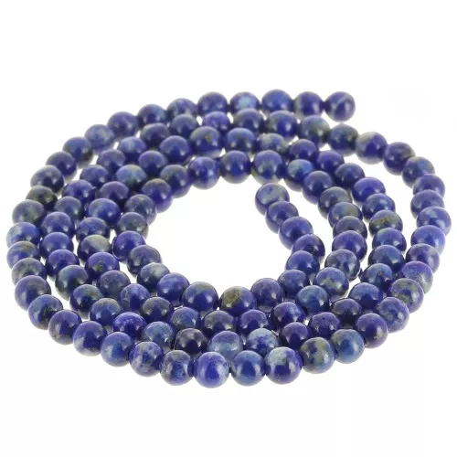 Perles rondes 3 mm pierre gemme - Lapis lazuli x39cm
