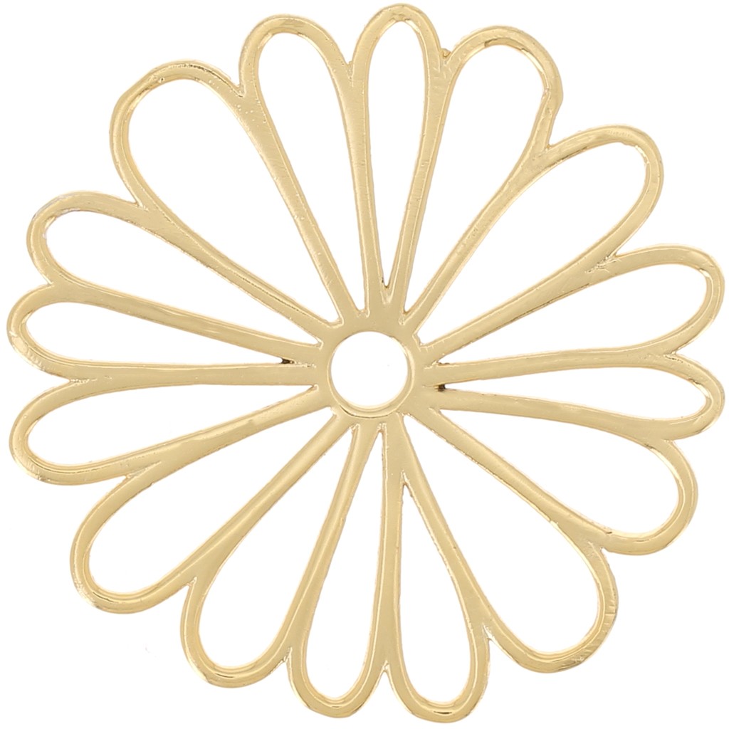 Pendentif Doré Décoratif Féminin - Matière à Identifier - Occasion - Réf. 06534J