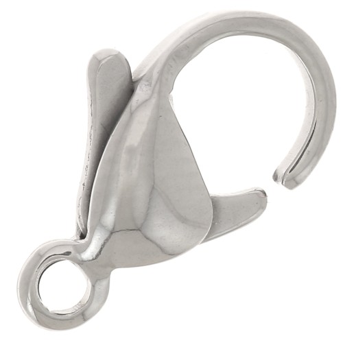 Fermoirs mousqueton 12 mm - Acier inoxydable 304L x10