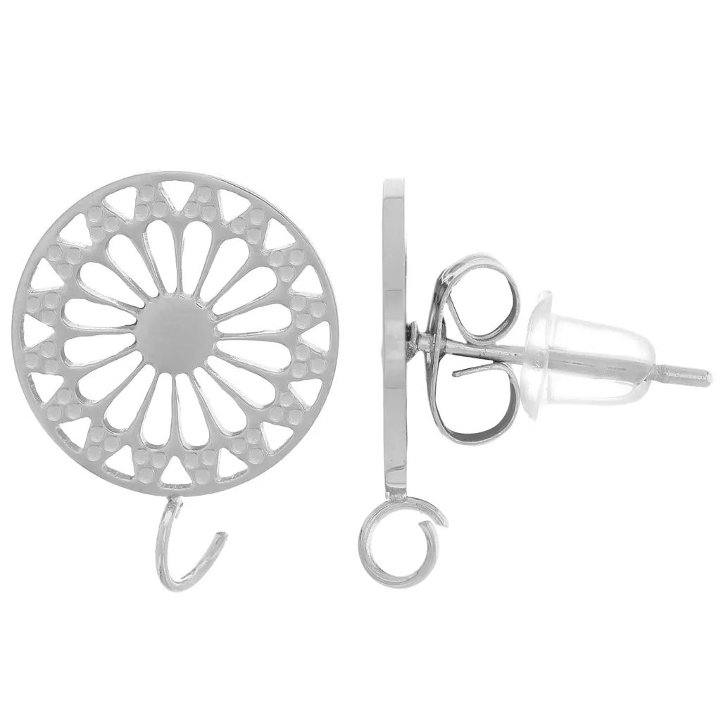 Boucles D'oreilles Avec Motif Tête De Mort (Acier Chirurgical 316L) | Crazy Factory Magasin De