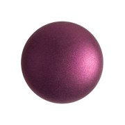 Cabochon rond en verre par Puca® 18 mm - Chatoyant Burgundy x1|raw }}