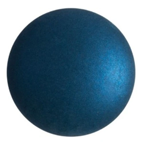 Cabochon rond en verre par Puca® 25 mm - Chatoyant Teal Blue x1