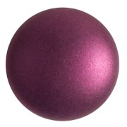Cabochon rond en verre par Puca® 25 mm - Chatoyant Burgundy x1|raw }}