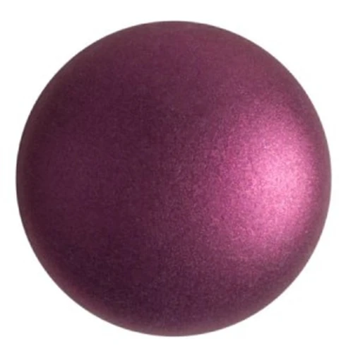 Cabochon rond en verre par Puca® 25 mm - Chatoyant Burgundy x1