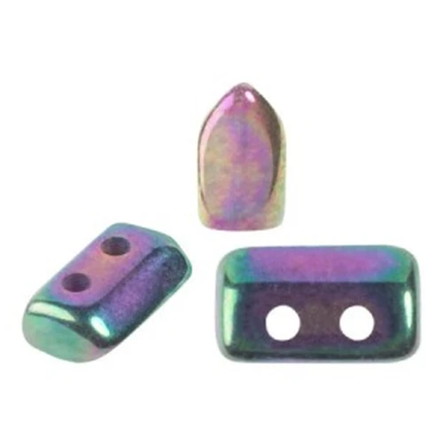 Perles en verre Piros® par Puca® 2x5 mm - Red Iris x10g