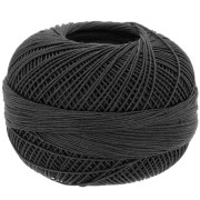 Fil de coton Lizbeth taille 20 - Charcoal n°606 x192m|raw }}