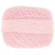 Fil de coton Lizbeth taille 20 - Baby Pink n°619 x192m