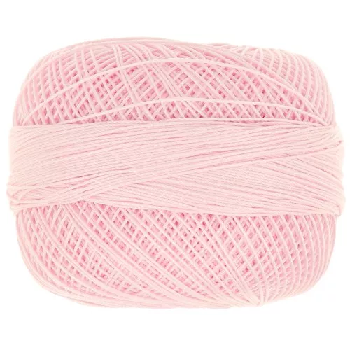Fil de coton Lizbeth taille 20 - Baby Pink n°619 x192m