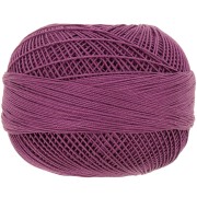 Fil de coton Lizbeth taille 20 - Dark Country Grape n°682 x192m