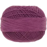 Fil de coton Lizbeth taille 20 - Dark Country Grape n°682 x192m