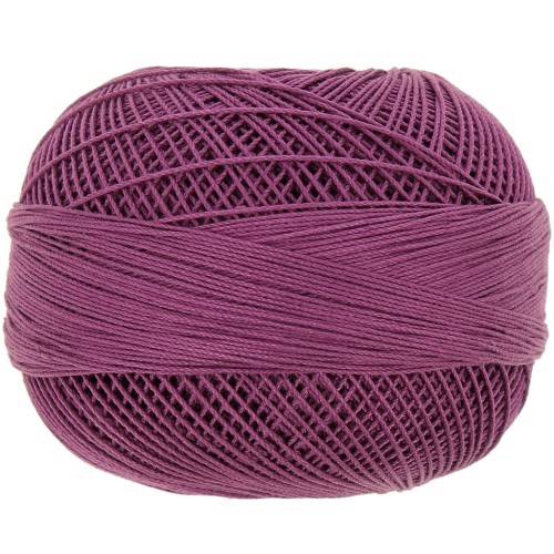 Fil de coton Lizbeth taille 20 - Dark Country Grape n°682 x192m