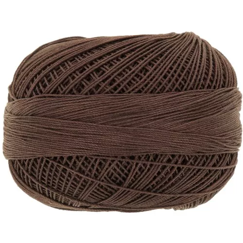 Fil de coton Lizbeth taille 20 - Dark Fudge n°697 x192m
