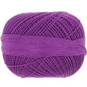 Fil de coton Lizbeth taille 20 - Dark Grape n°645 x192m
