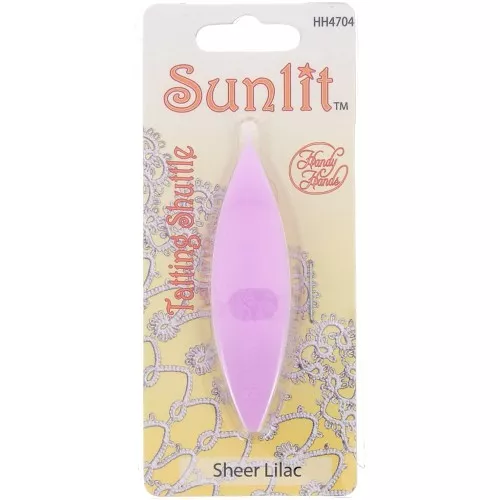 Navette - Tatting Shuttle Sunlit - Sheer Lilac x1