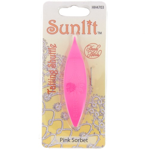 Navette - Tatting Shuttle Sunlit - Pink Sorbet x1