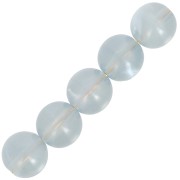 Perles en résine transparente 6 mm - Bleu gris marbré x20|raw }}