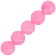 Perles en résine opaque 6 mm - Rose vif marbré x20|raw }}