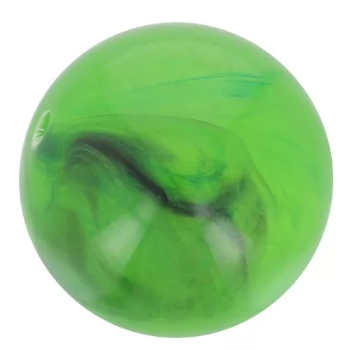 Perles en résine transparente 8 mm - Vert marbré x10