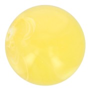 Perle en résine transparente 10 mm - Jaune clair marbré x8|raw }}