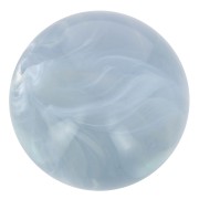 Perle en résine transparente 10 mm - Bleu gris marbré x8|raw }}