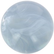 Perle en résine transparente 12 mm - Bleu gris marbré x6|raw }}
