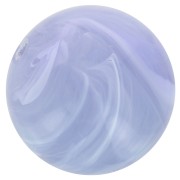 Perle en résine opaque 12 mm - Gris glacier marbré x6|raw }}