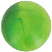 Cabochon rond en résine transparente 14 mm - Vert marbré x1