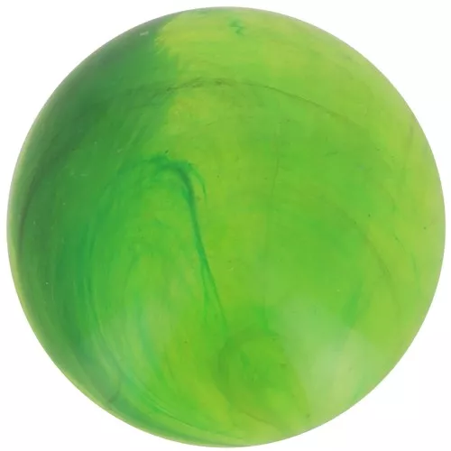 Cabochon rond 14 mm en résine transparente - Vert marbré x1