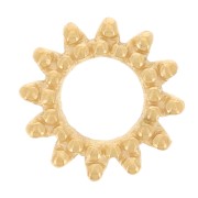 Élément soleil à coller 8 mm - Acier inoxydable 304L Doré x1|raw }}