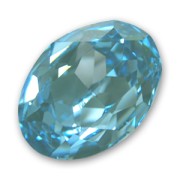 Cabochon PureCrystal 4120 18x13 mm Aquamarine|raw }}