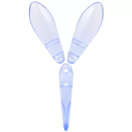 Dagues en verre 5x16 mm - Light Sapphire x50