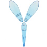 Dagues en verre 5x16 mm - Aquamarine x50|raw }}