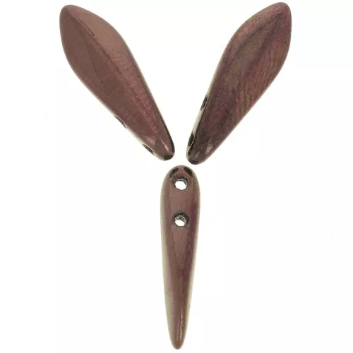 Dagues en verre 5x16 mm - Dark Bronze x50