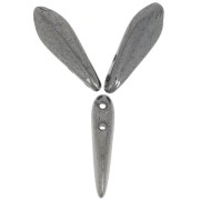 Dagues en verre 5x16 mm - Hematite x50|raw }}