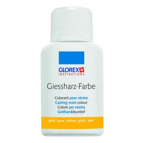 Colorant liquide pour teinter la résine - Jaune x20ml