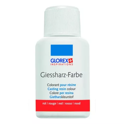 Colorant liquide pour teinter la résine - Rouge x20ml