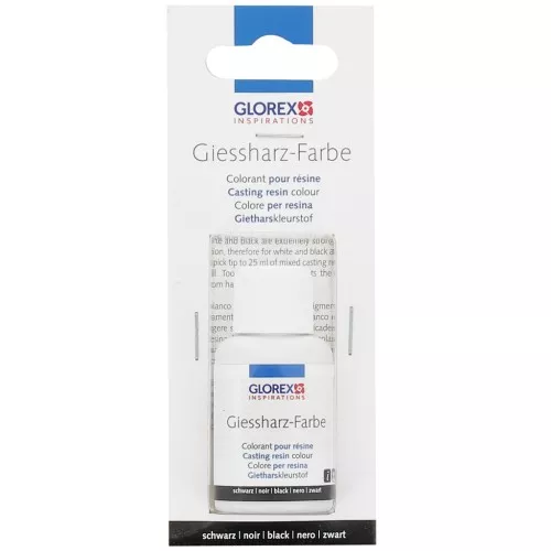 Colorant liquide pour teinter la résine - Noir x20ml