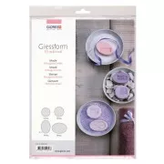 Set de 5 moules pour fabrication de savon - Décagone et ovale - Transparent x1