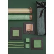 Set de 5 moules pour fabrication de savon - Carré - Transparent x1