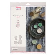 Set de 5 moules pour fabrication de savon - Rond - Transparent x1