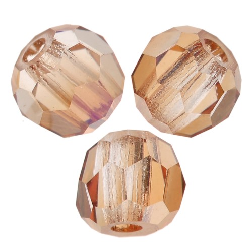 Perles rondes facettées Preciosa - Round Bead 3 mm - Crystal Celsian x20