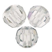 Perles rondes facettées Preciosa - Round Bead 3 mm - Crystal Lagoon x20