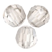 Perles rondes facettées Preciosa - Round Bead 3 mm - Crystal Velvet x20|raw }}