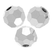 Perles rondes facettées Preciosa - Round Bead 3 mm - Crystal Labrador Full x20|raw }}